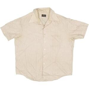 80s Vintage JC Penney TownCraft Penn Prest  Mod Disco Hipster Dress Shirt